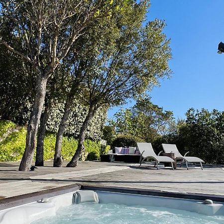 F2 avec jacuzzi, pétanque, à 3 min mer, dans grande propriété Porticcio (Corsica) Exterior foto